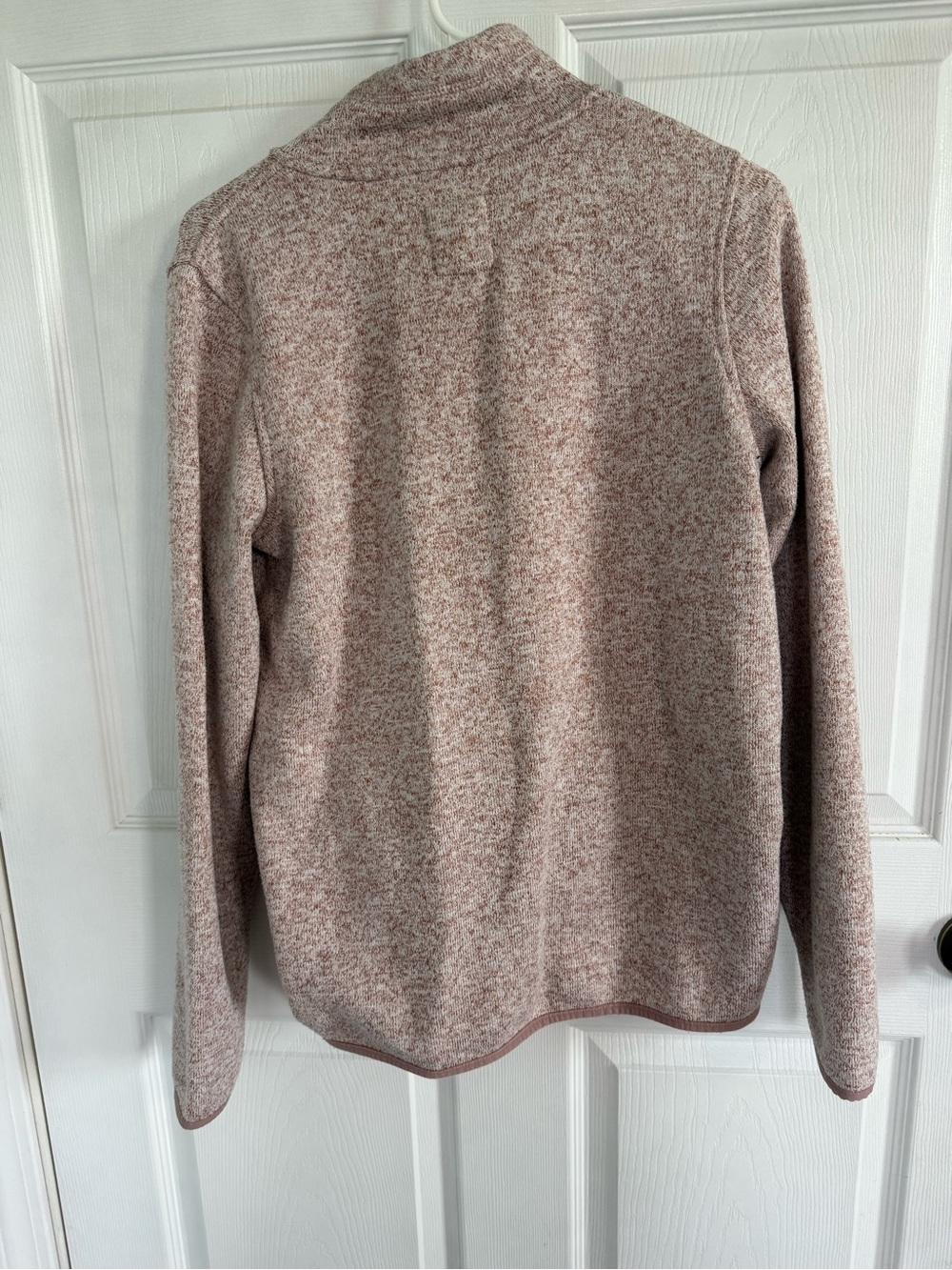 Thread & Supply Sweatshirt Large Heathered Fall Cozy Comfort Quarter Zip - Picture 3 of 6